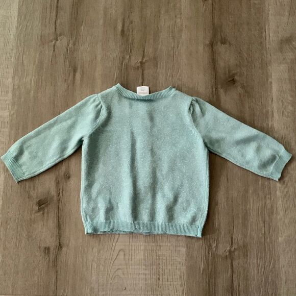 GYMBOREE | Mint | SPARKLE CARDIGAN - Picture 4 of 4